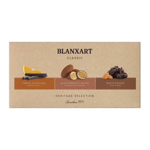 Selección de Tiras de Naranja y Almendras Blanxart 240g