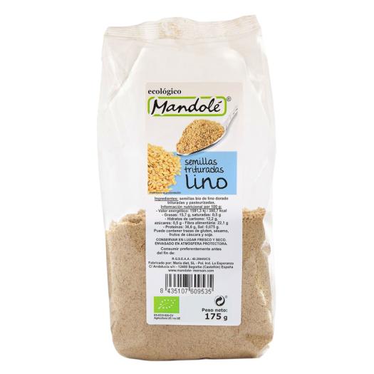 Semillas de Lino Dorado Triturado Bio 175g