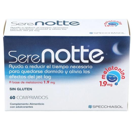 Serenotte Melatonina Masticable Specchiasol 60 Comprimidos