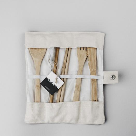 Set Cubiertos de Bambú Banbu