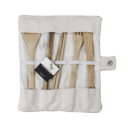 Set Cubiertos de Bambú Banbu