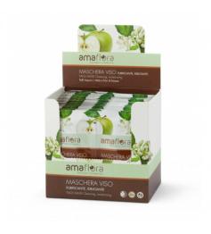 Sobre Mascarilla Faciales Purificante Manzana y Flores de Limón Amaflora Bio 20ml