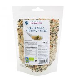 Sopa de Arroz Verduras y Algas Algamar Bio 250g