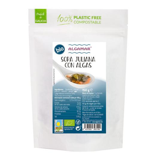 Sopa Juliana con Algas Algamar Bio 150g