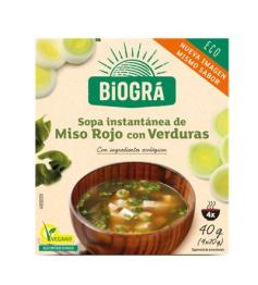 Sopa Vegana de Miso con Verduras Bio 40g