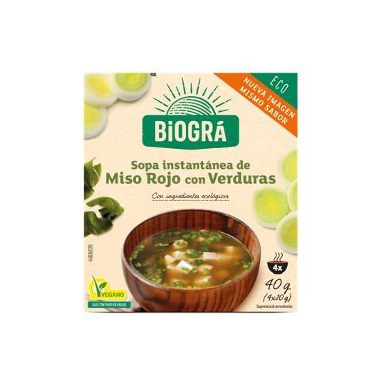 Sopa Vegana de Miso con Verduras Bio 40g