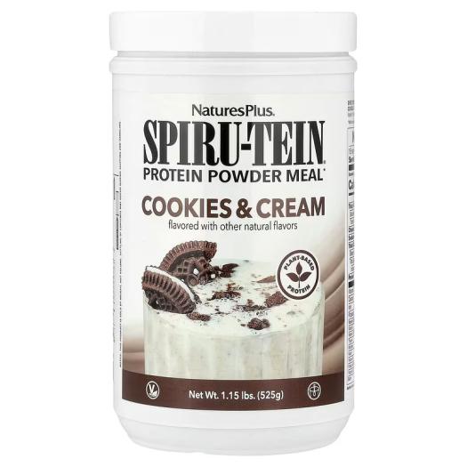 Batido de Proteína Vegetal Spiru tein Cookies & Cream Natures Plus 525g