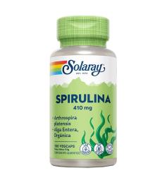 Spirulina 410 mg Solaray 100 VegCaps