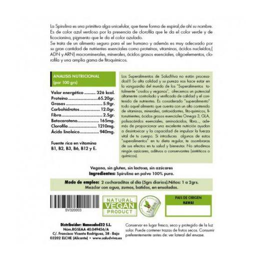Spirulina en Polvo Bio 125g
