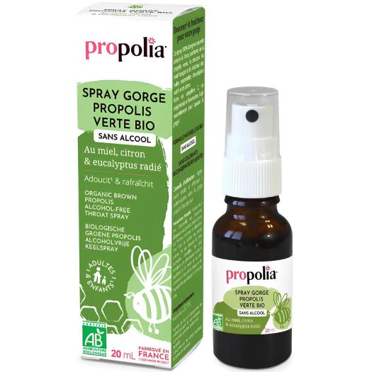 Spray Bucal de Propóleo Verde Sin Alcohol Propolia 20ml