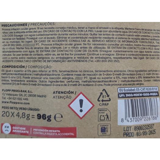 Suelos Universal FLOPP ECO 20 Cápsulas