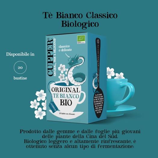 Té Blanco Original Cupper Bio 20 bolsitas