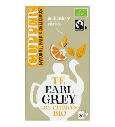 Té Earl Grey con Cítricos Cupper Bio 20 bolsitas