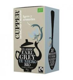 Té Negro Earl Grey Cupper Bio 20 bolsitas