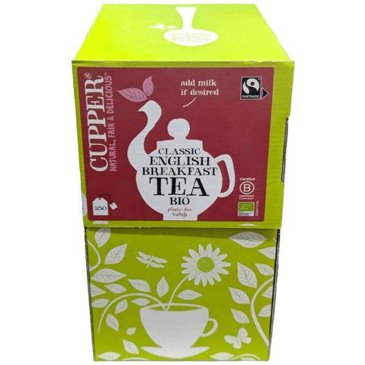Té Negro English Breakfast Cupper Bio 250 bolsitas