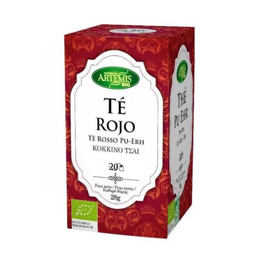 Té Rojo Pu Erh Artemis Bio 20 filtros