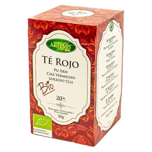 Té Rojo Pu Erh Artemis Bio 20 filtros
