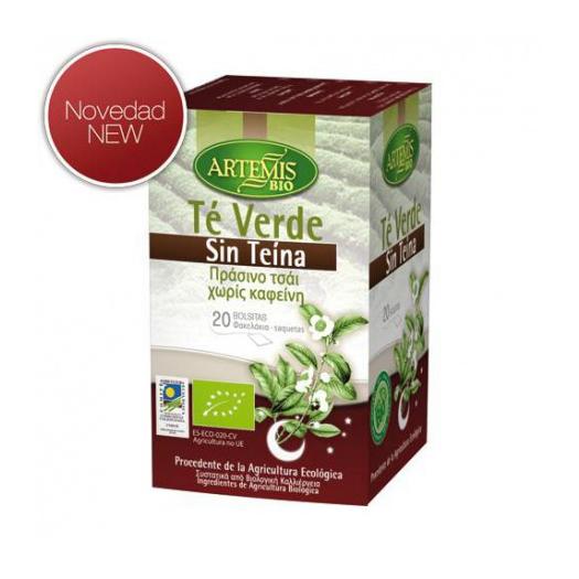 Té Verde Descafeinado Artemis Bio 20 filtros