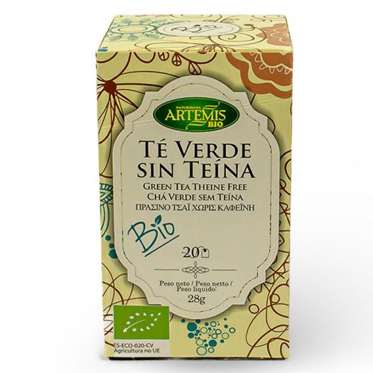 Té Verde Descafeinado Artemis Bio 20 filtros