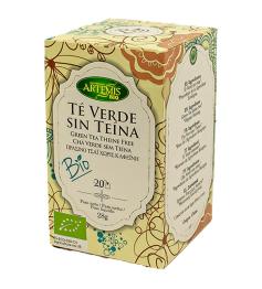 Té Verde Descafeinado Artemis Bio 20 filtros