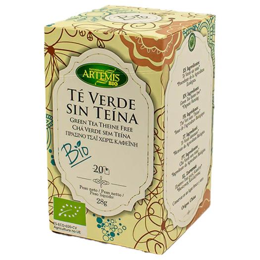 Té Verde Descafeinado Artemis Bio 20 filtros