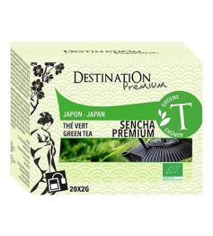 Té Verde Sencha Premium Japón Bio 20 Filtros 40g