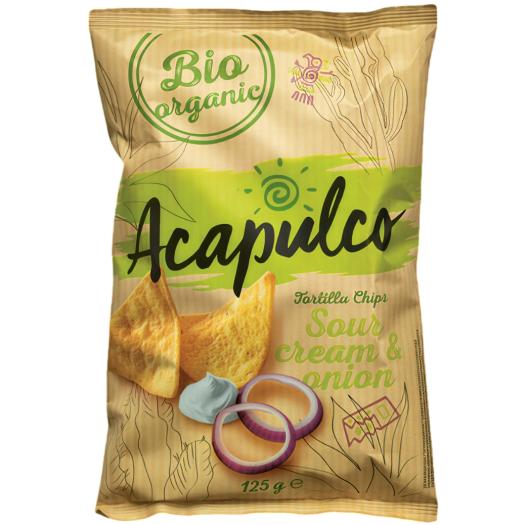 Tortilla Chips Sour Cream Acapulco Bio 125g