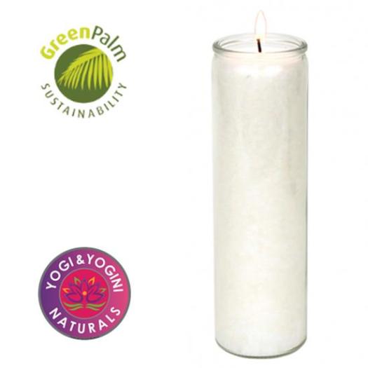 Vela Blanca de Estearina 21x6,5cm