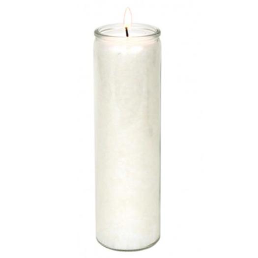 Vela Blanca de Estearina 21x6,5cm