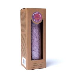 Vela de Estearina Lila Sin Perfume 21x6,5cm