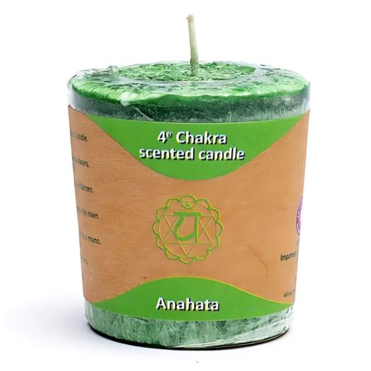 Vela Votiva Perfumada 4to Chakra Anahata
