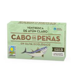 Ventresca de Atún Claro Aceite de Oliva Cabo de Peñas Bio 111g