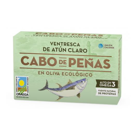 Ventresca de Atún Claro Aceite de Oliva Cabo de Peñas Bio 111g