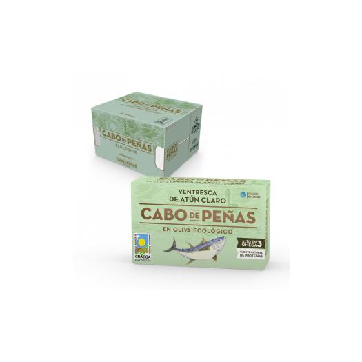 Ventresca de Atún Claro Aceite de Oliva Cabo de Peñas Bio 111g