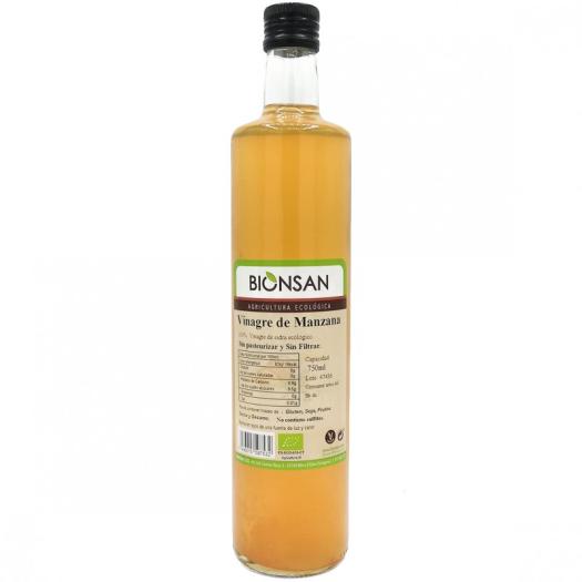 Vinagre de Manzana Sin Filtrar y Sin Pasteurizar Bionsan Bio 750 ml