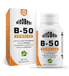 Vitamina B50 Complex Vitobest 60 Cápsulas