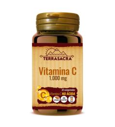 Vitamina C Ascorbato No Ácida 1000mg Terrasacra 30 Comp