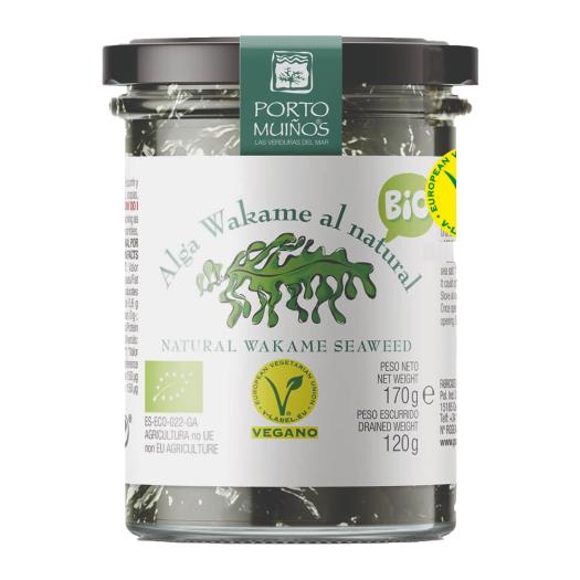 Wakame al Natural Cristal Porto Muiños Bio 170g