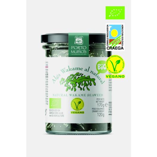 Wakame al Natural Cristal Porto Muiños Bio 170g