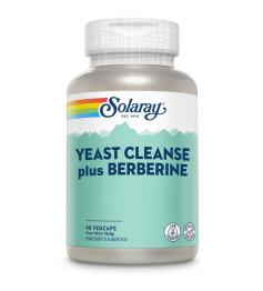 Yeast Cleanse Plus con Berberine Solaray 90 Cáps