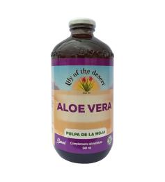 Zumo de Aloe Vera Pulpa Hoja (Vidrio) Lily of the Desert 946 ml