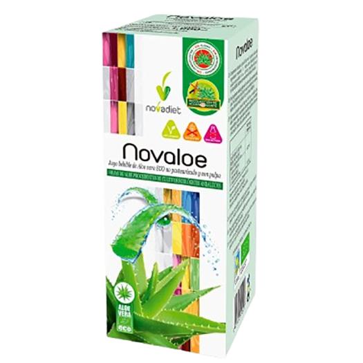 Novaloe Zumo de Aloevera no Pasteurizado y con Pulpa Novadiet Bio 1000 ml