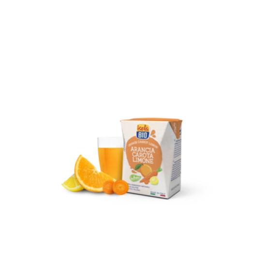 Zumo de Naranja, Zanahoria y Limón IsolaBio Bio 3x200ml